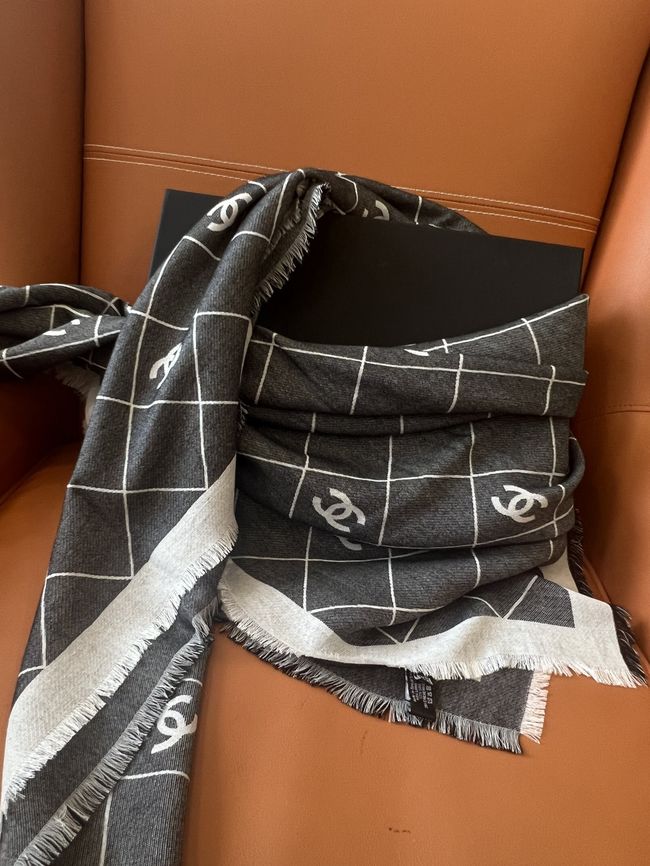 Chanel cashmere Shawl AAC486-1