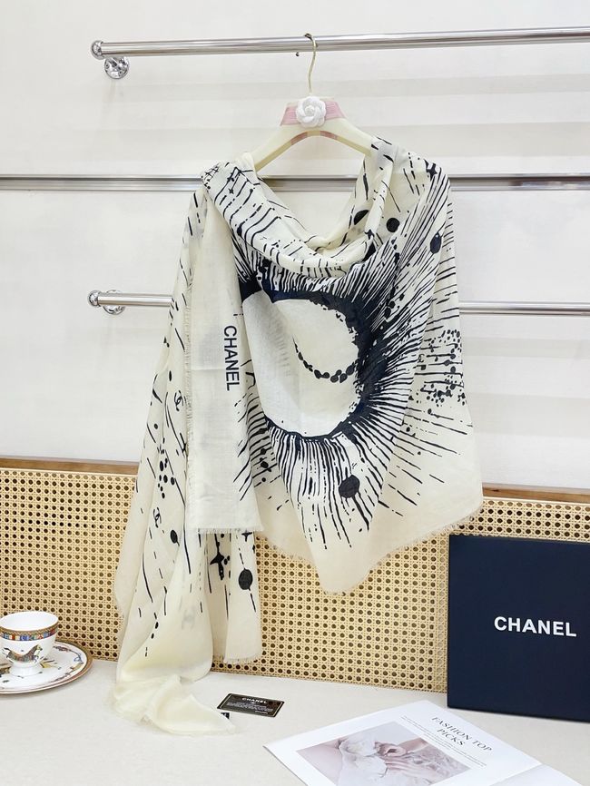 Chanel cashmere scarf AAC489-2