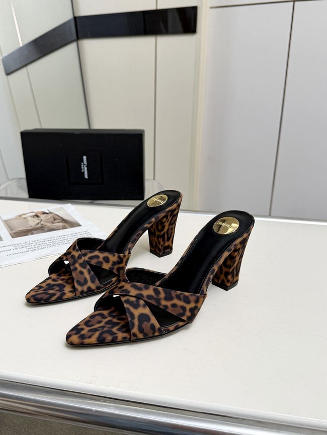 Saint Laurent mule sandals leather 7.5CM F6630-5