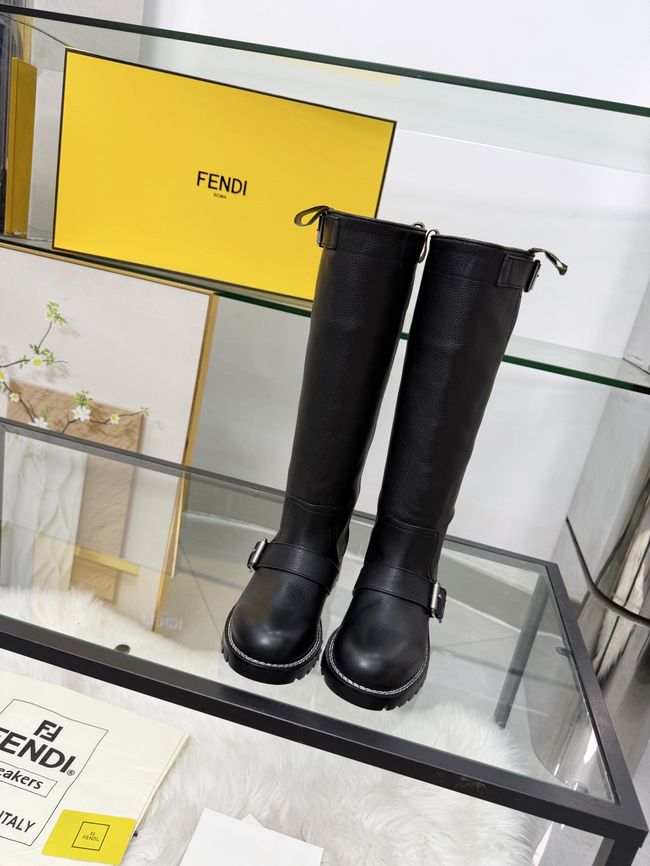 FENDI Commando leather boots 8T9048-1