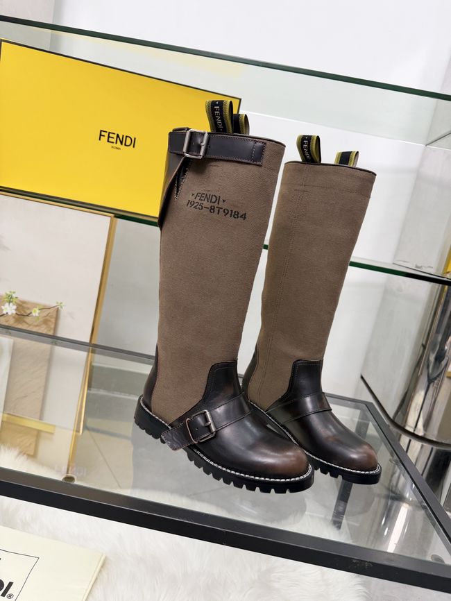 FENDI Commando leather boots 8T9048-3