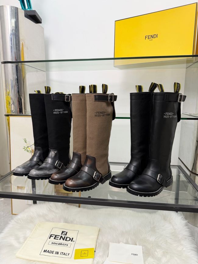 FENDI Commando leather boots 8T9048-3