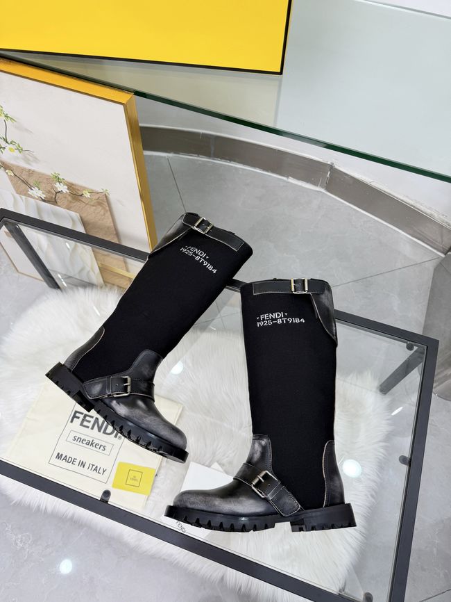 FENDI Commando leather boots 8T9048-4
