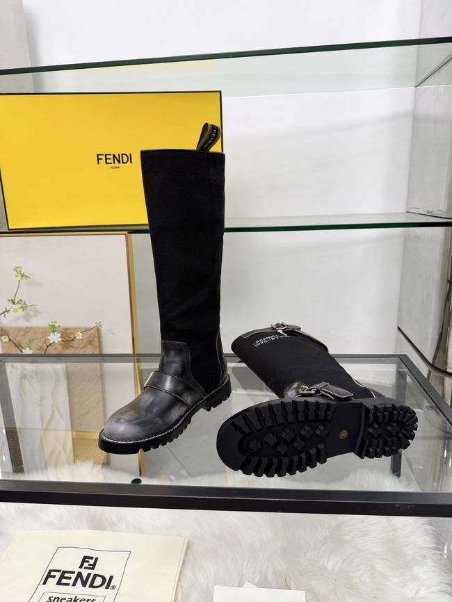 FENDI Commando leather boots 8T9048-4