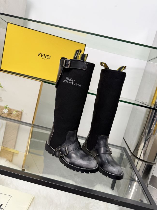 FENDI Commando leather boots 8T9048-4