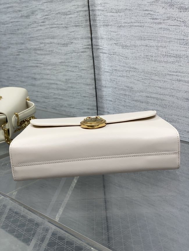 Dior Medaillon Pouch Smooth Calfskin M3671 Cream
