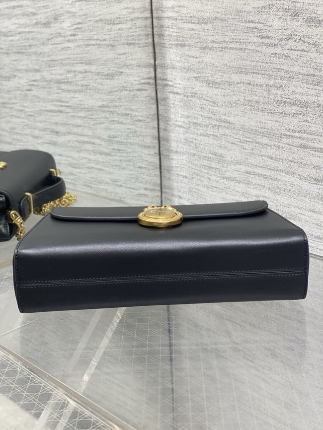 Dior Medaillon Pouch Smooth Calfskin M3671 black