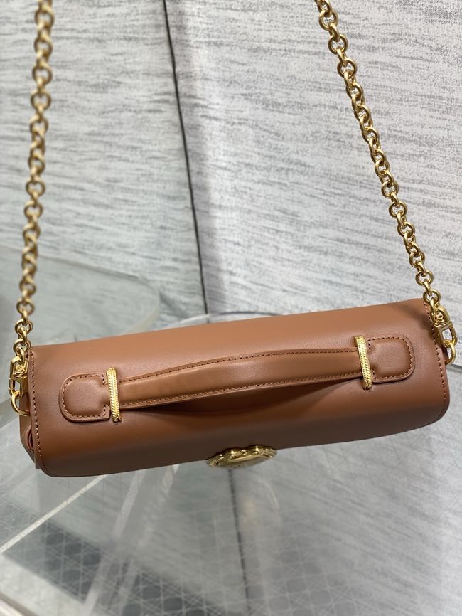 Dior Medaillon Pouch Smooth Calfskin M3671 tan