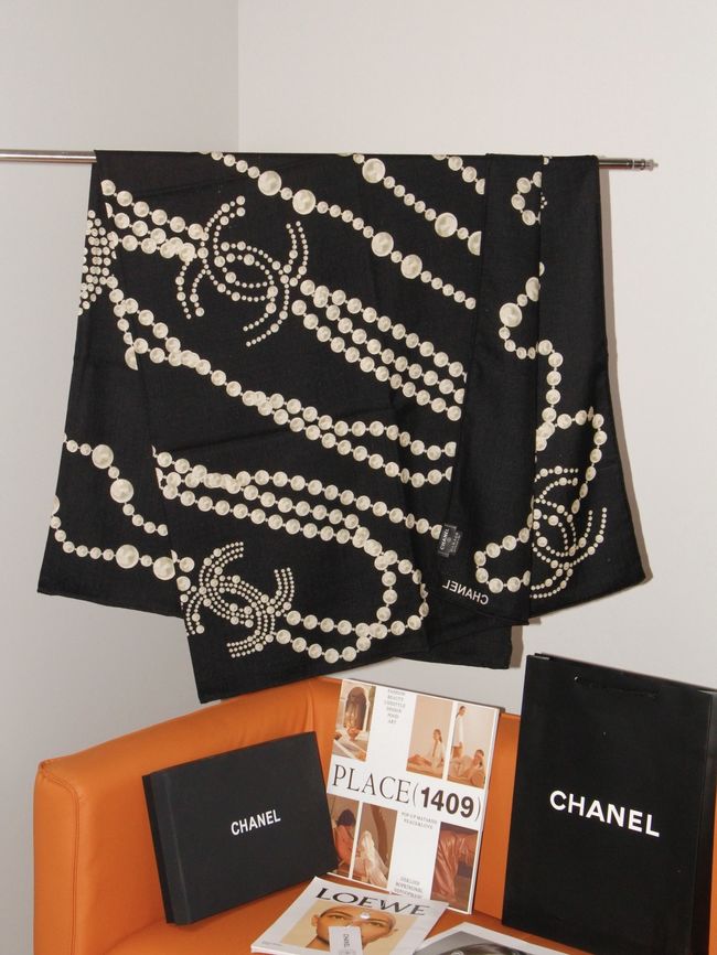 Chanel Wool and Silk Shawl AAC492-2 Chanel Wool and Silk Shawl AAC492-2