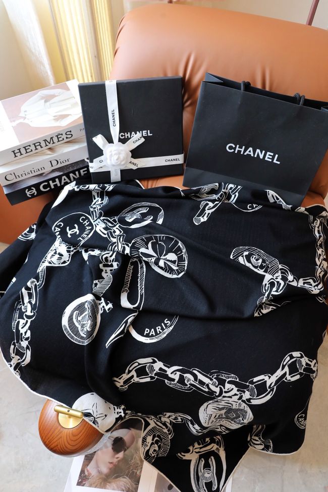 Chanel Wool and Silk Shawl AAC492-3 Chanel Wool and Silk Shawl AAC492-3