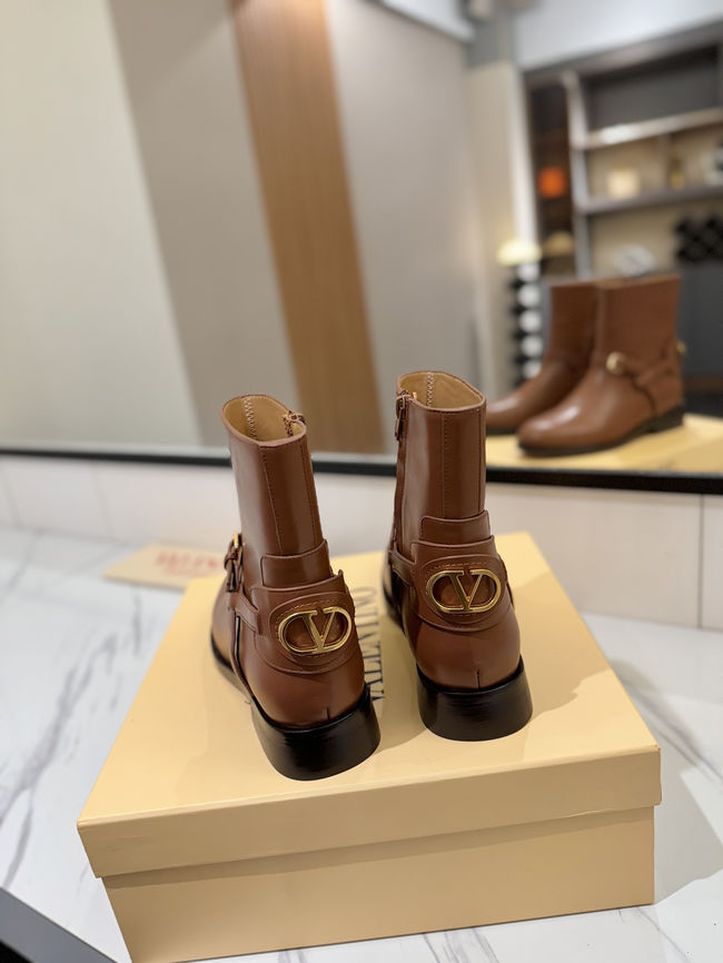 Valentino LOGO cowhide ankle boots S0QN8-5