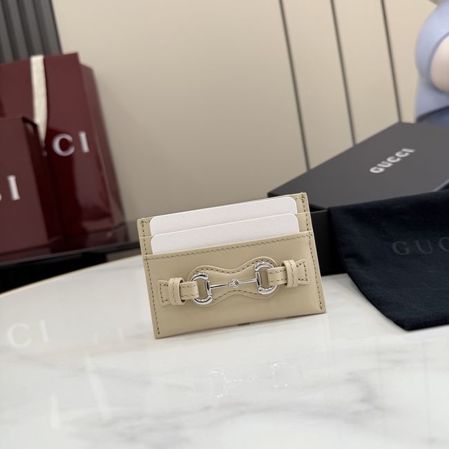 Gucci Card case with Horsebit A006YR Apricot