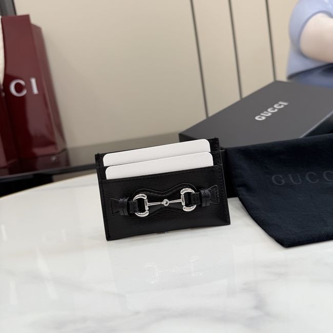 Gucci Card case with Horsebit A006YR black