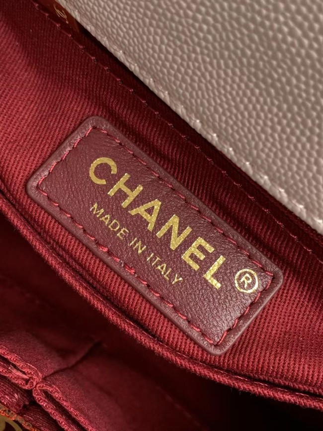 Chanel FLAP BAG WITH TOP HANDLE AS92990-1