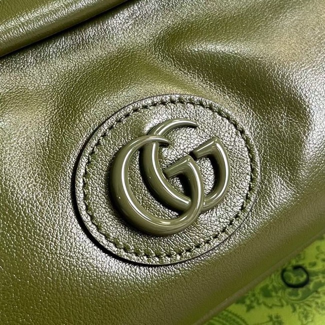 GUCCI OPHIDIA SAMLL BAG 725696 Khaki