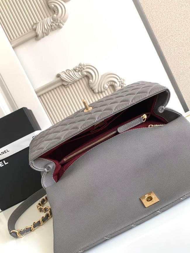 Chanel LARGE FLAP BAG WITH TOP HANDLE 92991-16