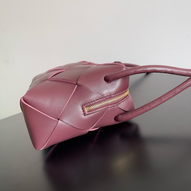 Bottega Veneta Intrecciato Concert Pouch D794258 Cherry