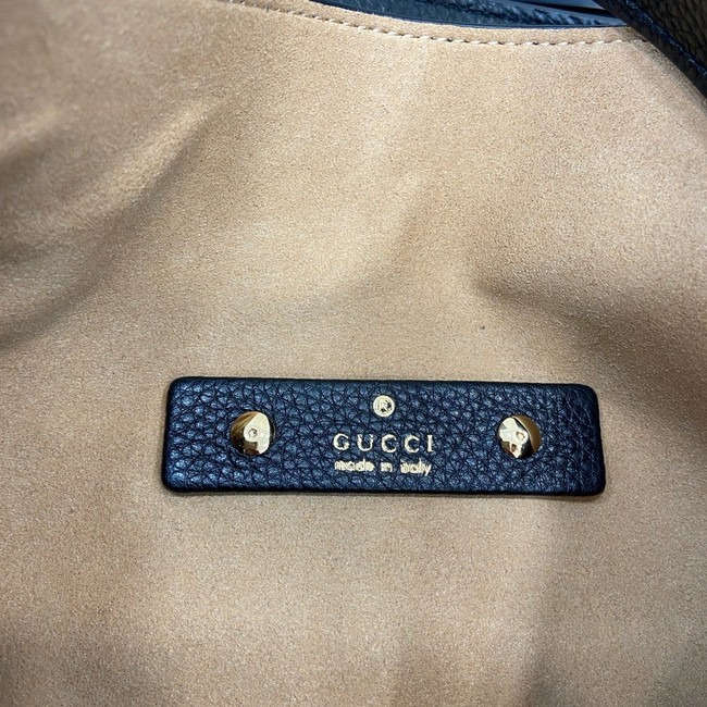 GUCCI SOFTBIT MAXI SHOULDER BAG 837466 black