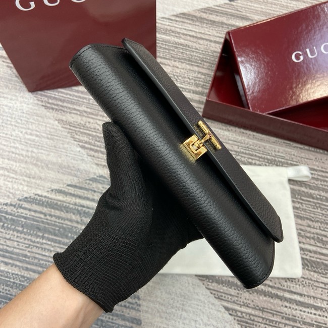 Gucci Softbit continental wallet 828147 black