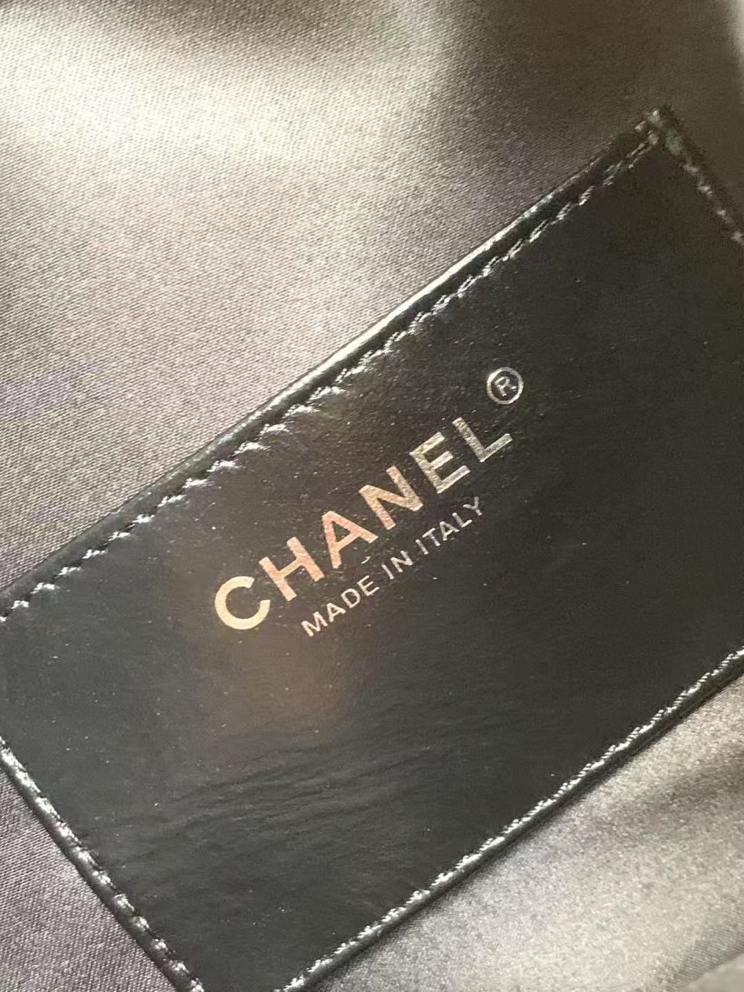 CHANEL 25 SMALL HANDBAG AS5293 Black&Silver-Tone