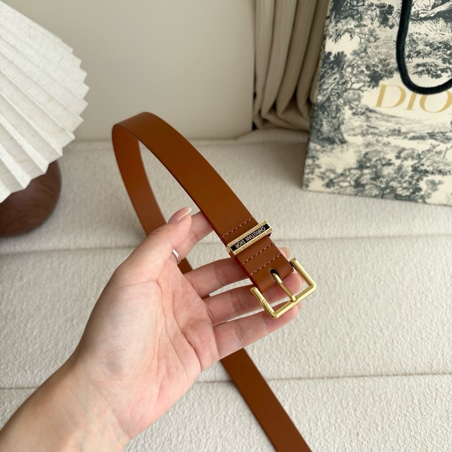Dior Night Code Belt mooth Calfskin 25 MM B0162