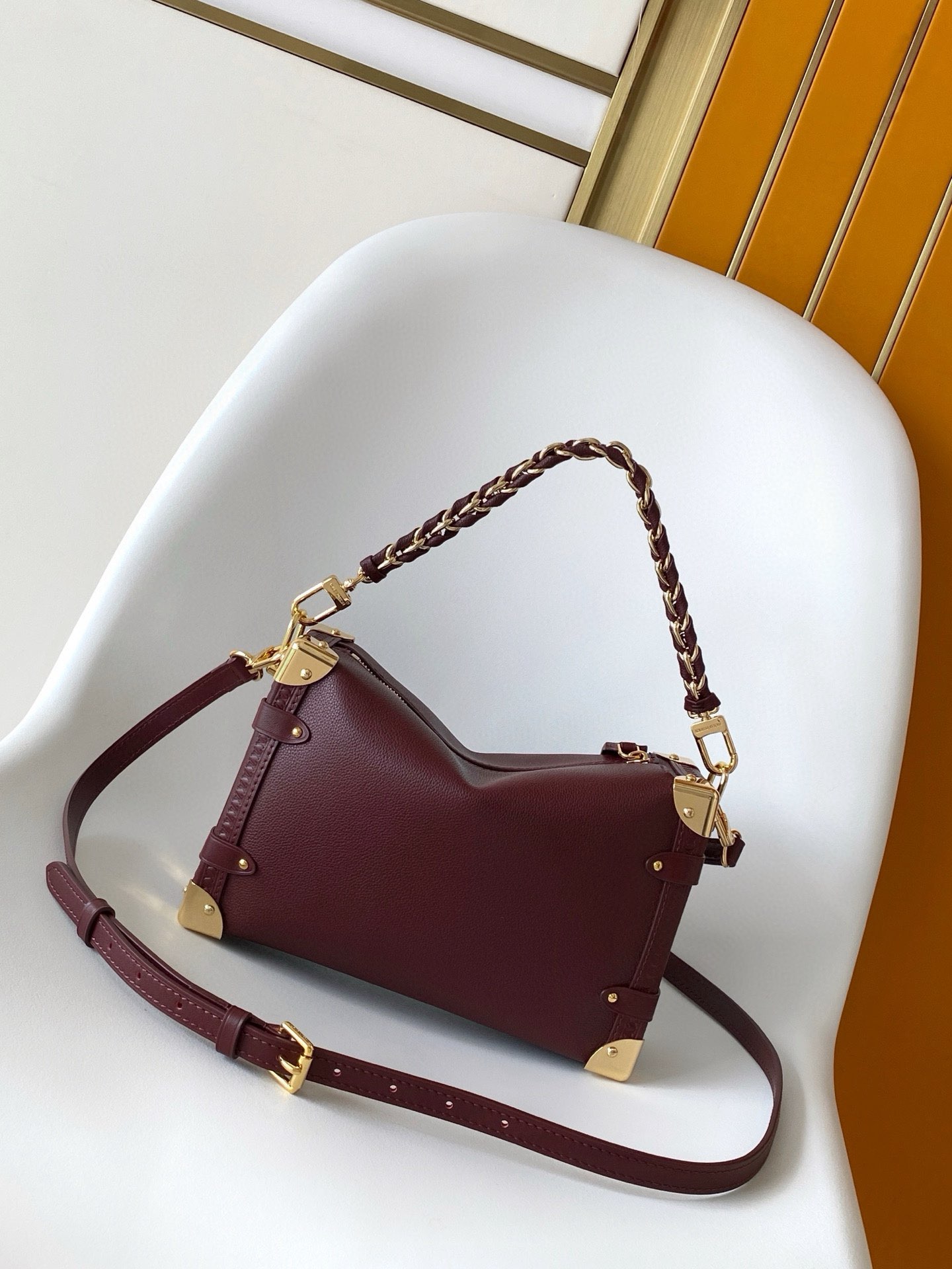 Louis Vuitton Monogram Original Leather Bag M25669 Wine
