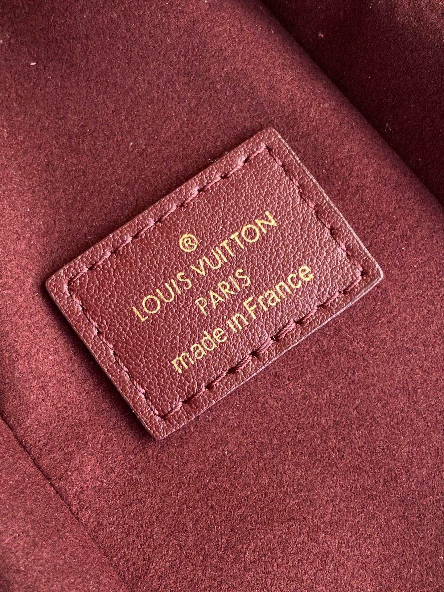 Louis Vuitton Monogram Original Leather Bag M25669 Wine
