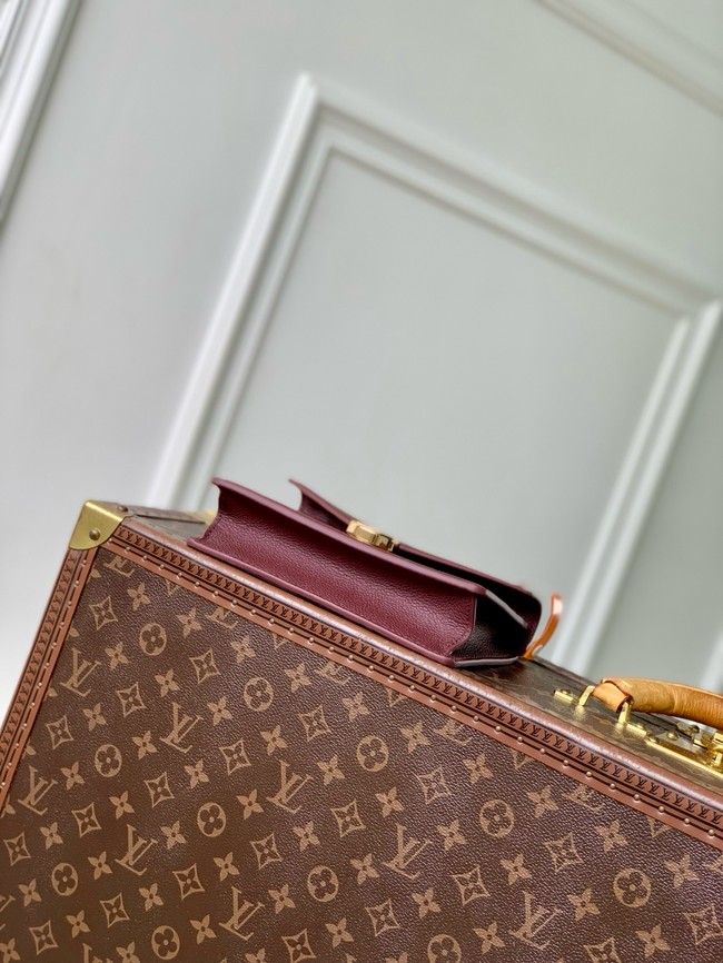 Louis Vuitton Wallet On Chain Rosy M25814 Grenat Red