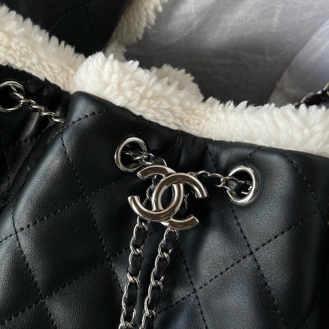 CHANEL 25 Small Handbag AS5293 black&Silver