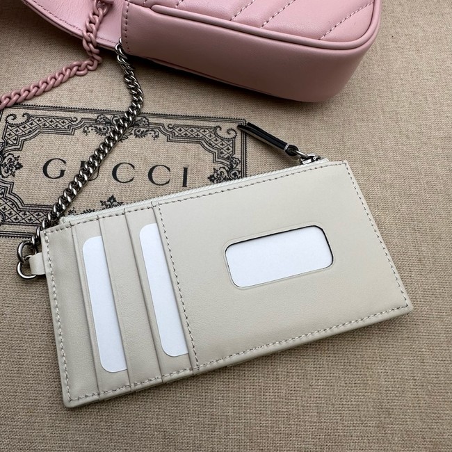 Gucci GG Marmont small shoulder bag 751526 pink