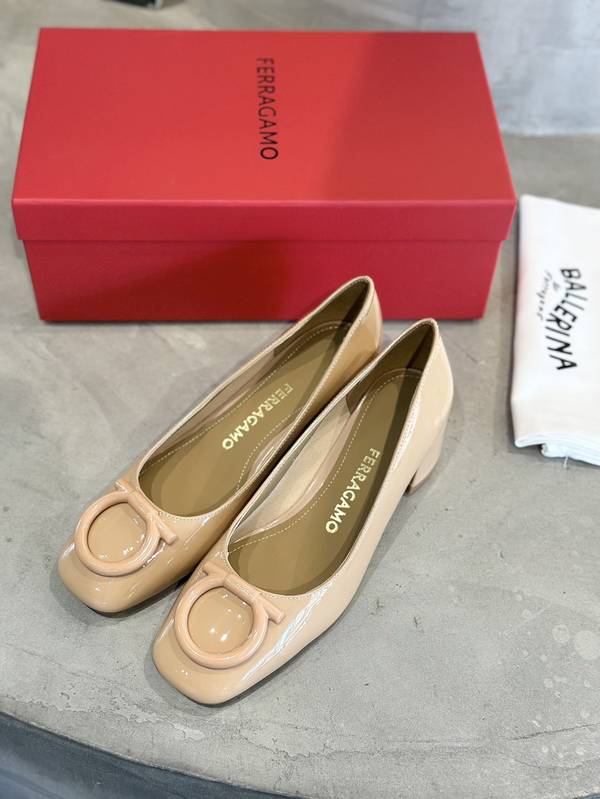 Ferragamo Shoes FMS00088 Heel 4CM