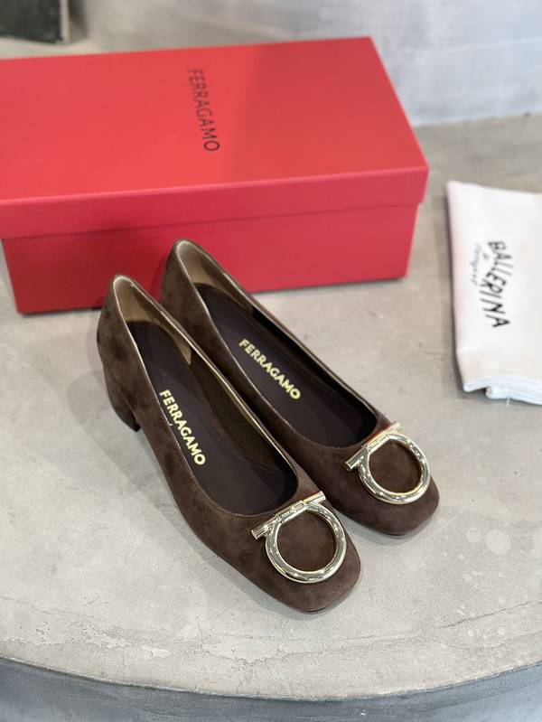 Ferragamo Shoes FMS00090 Heel 4CM