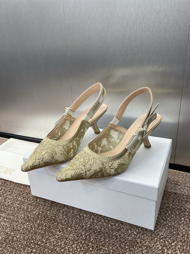 JAdior Slingback Pump Cotton Embroidered KCV367DLN-4