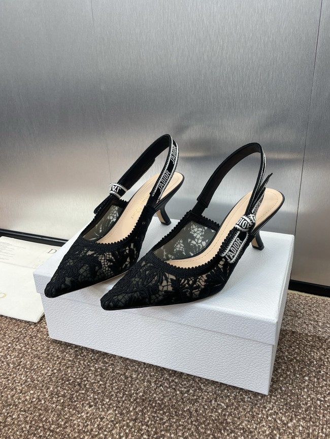 JAdior Slingback Pump Cotton Embroidered KCV367DLN-5