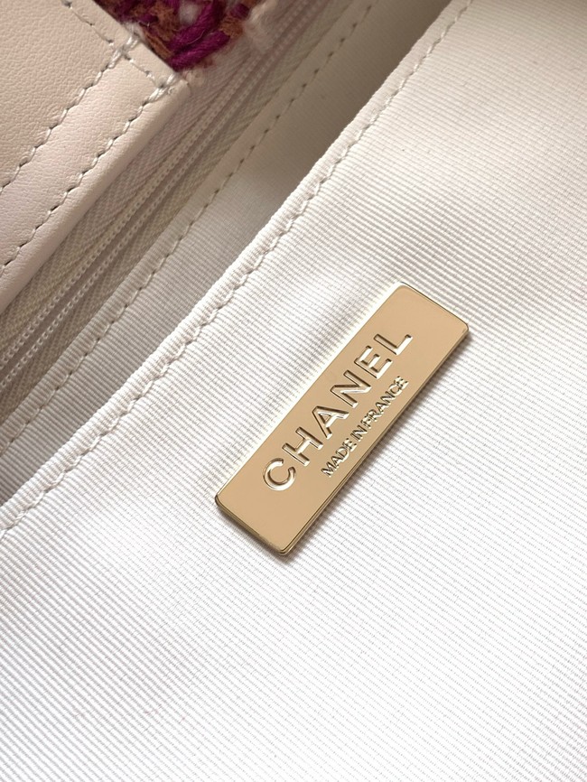 CHANEL Shopping Bag AS5688 white&Purple