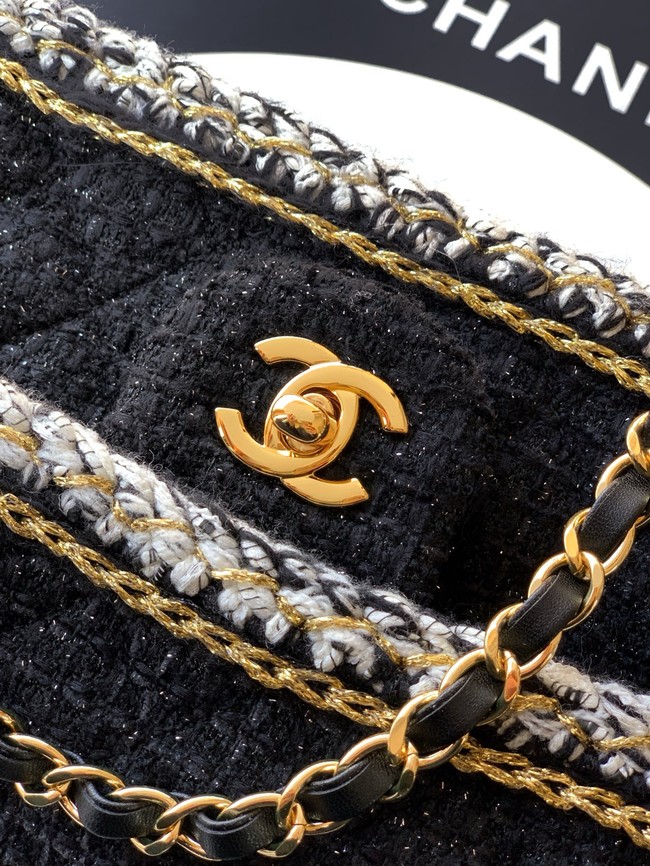 Chanel Small Classic Handbag A01113 black