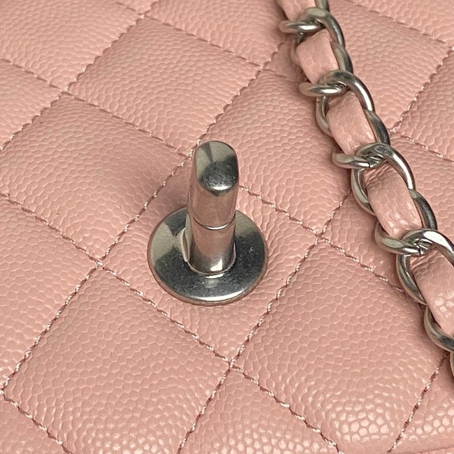 CHANEL Clutch With Chain AS2701 pink&Silver Metal