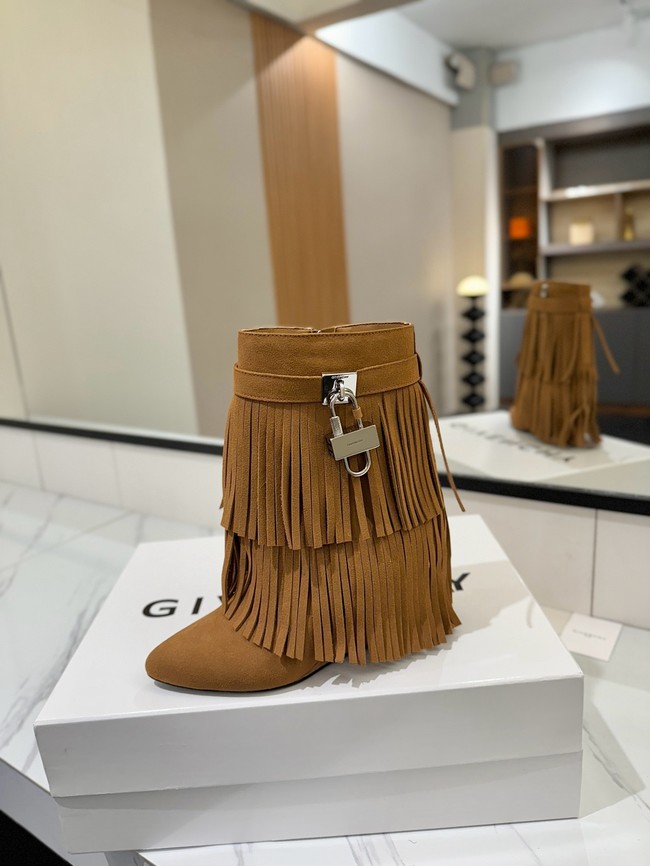 Givenchy High Boots Calfskin Heel 6.5CM 97171-1