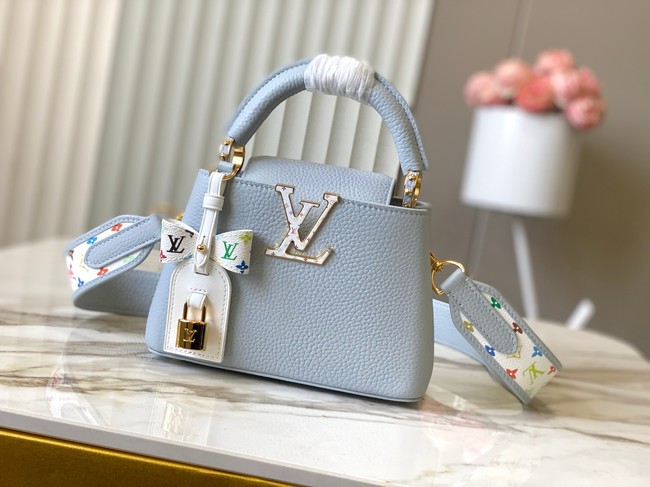 Louis Vuitton NEW LV x TM Capucines BB M27638 blue
