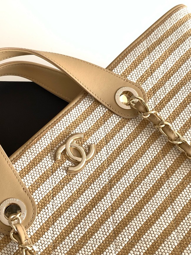 CHANEL Large Tote AS60074 Beige