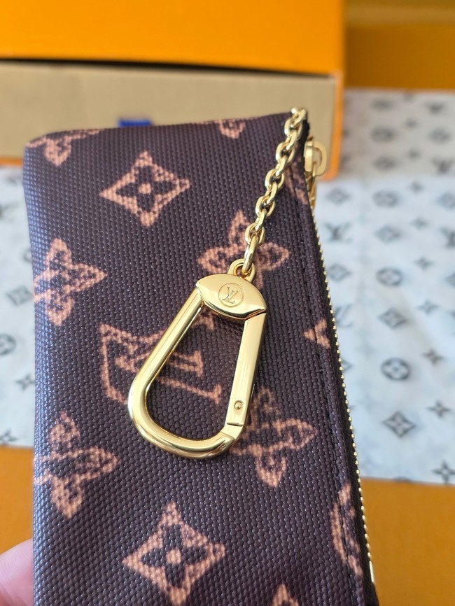 Louis Vuitton Key Pouch M27674 dark brown